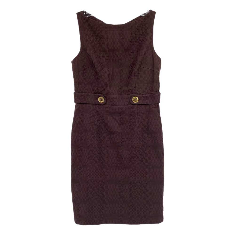 Milly Brown Mini Dress Open Back Woven Pattern | Womens 6